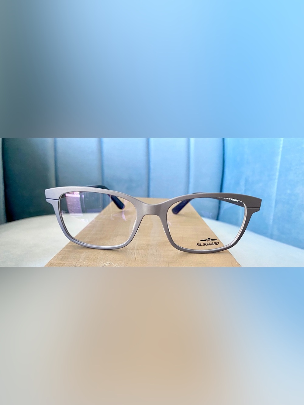Brand New Kilsgaard Gray Silver Ultra Lightweight Eyeglasses Unisex